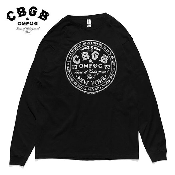 楽天市場】シービージービー【CBGB】315 L/S TEE ライブハウス ロンT 