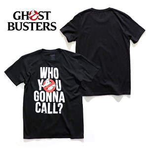 �S�[�X�g�o�X�^�[�Y�yGHOST BUSTERS�zSS TEE WHO YOU GONNA CALL BLACK �X���C�� ���΂� ���S �R���f�B�f�� T�V���c ���� ���b�NT �f�� MOVIE ���B���e�[�W ���K�i �{�� �R�b�g���y�l�R�|�X���������z