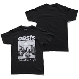 オアシス【OASIS】TEE Tシャツ 半袖 ロックT バンドT ポップ ロックバンド AMERICAN CLASSICS アメリカンクラシックス メンズ レディース トップス ロゴ コットン100% 綿 BLACK ブラック 黒 夏服 アメカジ【ネコポス発送】