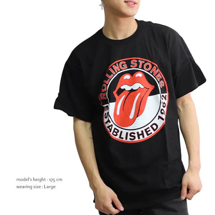 楽天市場 ザ ローリングストーンズ The Rolling Stones Established 1962 S S Tee Tシャツ ロックt バンドt ヒップホップ 半袖 トップス ロゴt 正規品 コットン ネコポス発送 ボブズ洋品店
