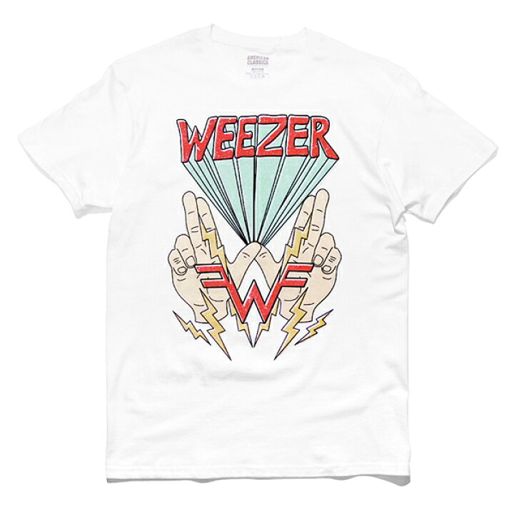 楽天市場】ウィーザー【WEEZER】 WEEZER W TEE WHITE ホワイト ロゴ 