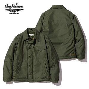 �o�Y���N�\���Y�yBUZZ RICKSON'S�zBR14956 Type DECK A-2 �gBUZZ RICKSON MFG. CO.�h �f�b�L�W���P�b�g �A�E�^�[ �����Y �t���C�g�W���P�b�g ���� �W�b�p�[ �~���^���[ �R�b�g��100�� ���n �{�A OLIVE DRAB �I���[