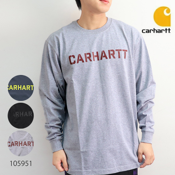 楽天市場】カーハート【carhartt】105951 メンズ トップス ロゴ ロンT