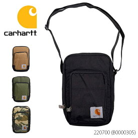 カーハート【carhartt】220700(B0000305) Crossbody Zip Bag ショルダーバッグ ポーチ 小物入れ バッグ 鞄 メンズ レディース ブラウン ブラック カモ【ネコポス発送のみ送料無料】