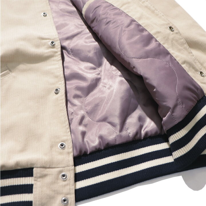 楽天市場】ヒューストン【HOUSTON】51567 CORDUROY STADIUM JACKET 