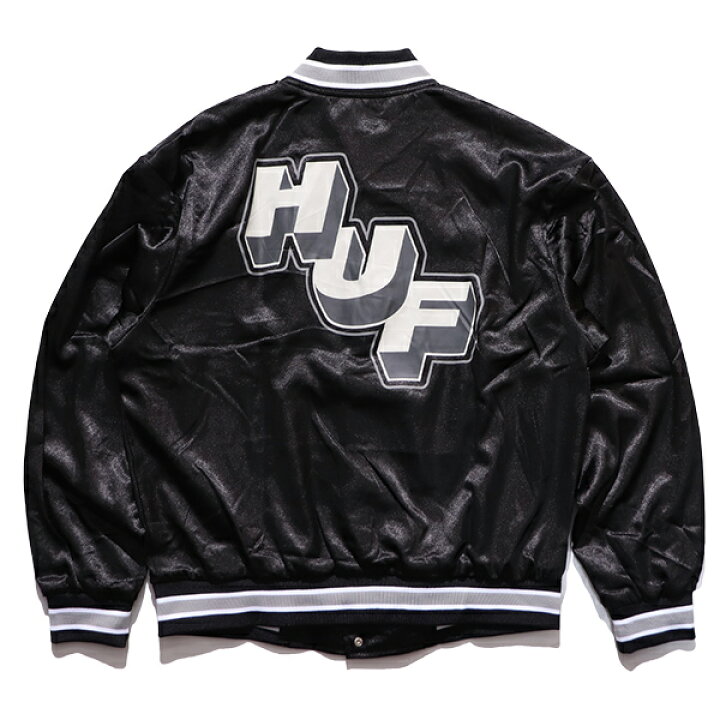 楽天市場】ハフ【HUF】JK00409 GALACTIC STACK BASEBALL JACKET 