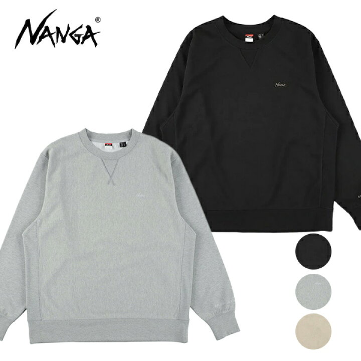 楽天市場】ナンガ【NANGA】N2530-1K101A DRY MIX TERRY CREW SWEAT 