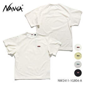 ナンガ【NANGA】NW2411-1G804-A ECO HYBRID BOX LOGO EMBROIDERY TEE エコハイブリッド ボックスロゴ エンブロイダリー ティー Tシャツ 半袖 アウトドア ユニセックス メンズ レディース【ネコポス発送】