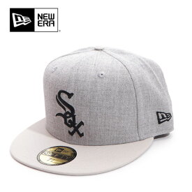 ニューエラ【NEW ERA】14860737 59FIFTY Heather Pack シカゴ・ホワイトソックス ヘザーグレー ストーンバイザー キャップ 5950 帽子 CAP ユニセックス メンズ レディース 秋の新作 秋冬シーズン トレンド 今っぽ カジュアル こなれ感【送料無料】