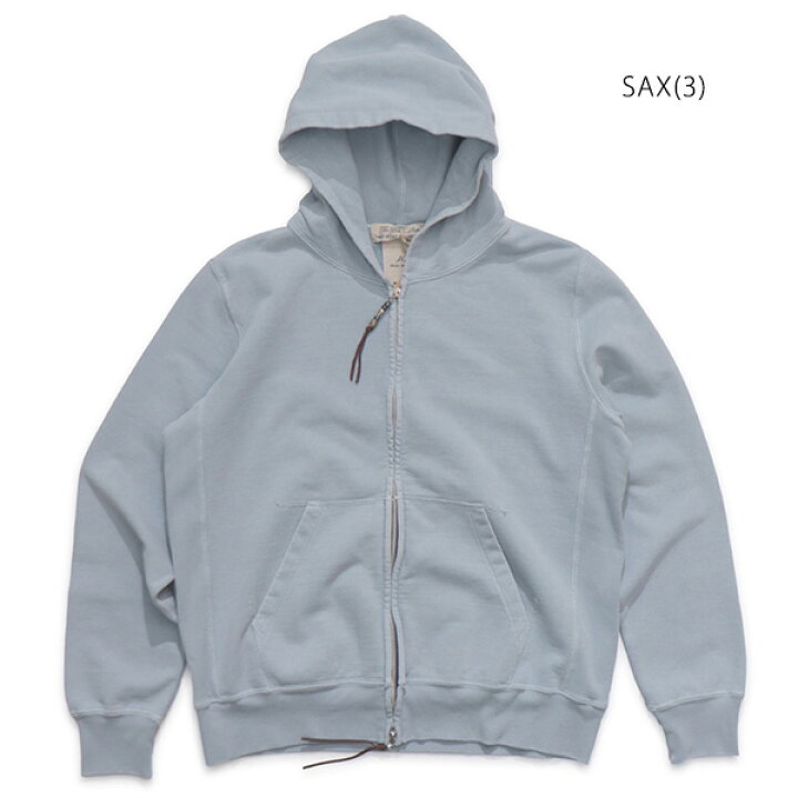 レミ レリーフ【REMI RELIEF】SP加工裏毛ZIPパーカー フーディー  