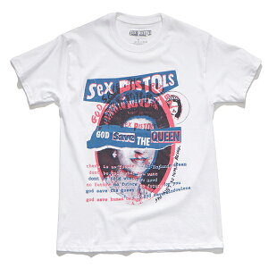 ���b�N�E�I�t�yROCK OFF�z PIS-GODSAVE The Sex Pistols Unisex T-Shirt: God Save The Queen Overlay (White) ���� �g�b�v�X T�V���c �A���J�W �J�W���A�� TEE T�V���c �c�A�[ ���b�NT �o���hT �q�b�v�z�b�v ���K�i �R�b
