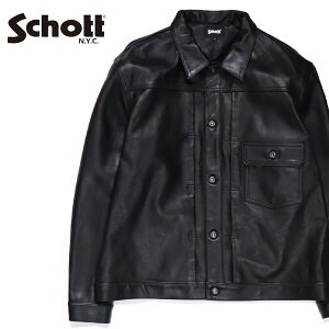 �V���b�g�ySchott�z782-5950015 SHEEP LEATHER 1st TRACKER JACKET �V�[�v���U�[ �g���b�J�[�W���P�b�g �A�E�^�[ �W���P�b�g �r�v �����Y �j���p �{�v ���U�[�W���P�b�g �v�W���� �o�C�N �u���b�N �A���J�W 