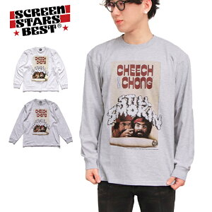 �X�N���[���X�^�[�Y �x�X�g�ySCREEN STARS BEST�z2421-SSBTLCC14 Cheech & Chong ����T �`�[�`&�`���� ���� �����Y ���f�B�[�X �g�b�v�X WHITE �z���C�g ASH �A�b�V�� �`�[�`���� ���b�N �����O�X���[�u �N��
