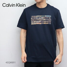 カルバン・クライン【Calvin Klein】40QM891 SS GRAPHIC TEE Tシャツ ロゴ 半袖 トップス シンプル メンズ レディース【ネコポス発送】