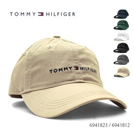 トミーヒルフィガー【TOMMY HILFIGER】6941823 6941812 メンズ レディース キャップ CAP 帽子 ロゴ BLACK【ネコポス発送】