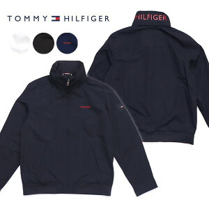 �g�~�[�q���t�B�K�[�yTOMMY HILFIGER�zMW37808 Regatta Jacket �i�C�����W���P�b�g �l�C�r�[ �z���C�g �u���b�N�A�E�^�[ �i�C���� �t���W�b�v �����Y USA�K�i �ϐ��� �t�[�h�y���������z