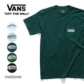 バンズ【VANS】OTW CLASSIC BACK SS TEE VN00004W メンズ ポケットTシャツ トップス プレゼント ロゴ スケーター 半袖 Tシャツ ベーシック クラシックフィット コットン WHITE ホワイト GREEN グリーン クラシックフィット【ネコポス発送】