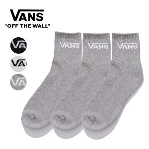 �o���Y�yVANS�zVN000BHX/VN000QBW Classic Half Crew Socks �C�� 3���Z�b�g �N�H�[�^�[�\�b�N�X �V���[�g�\�b�N�X �n�[�t�\�b�N�X ���S 24.5-27cm / 27.5-31cm ���j�Z�b�N�X �����Y ���f�B�[�X WHITE �z���C�g �w�U