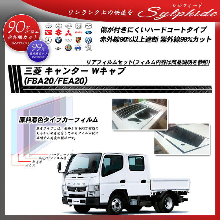 楽天市場】三菱 キャンター Wキャブ (FBA20/FEA20) シルフィード 