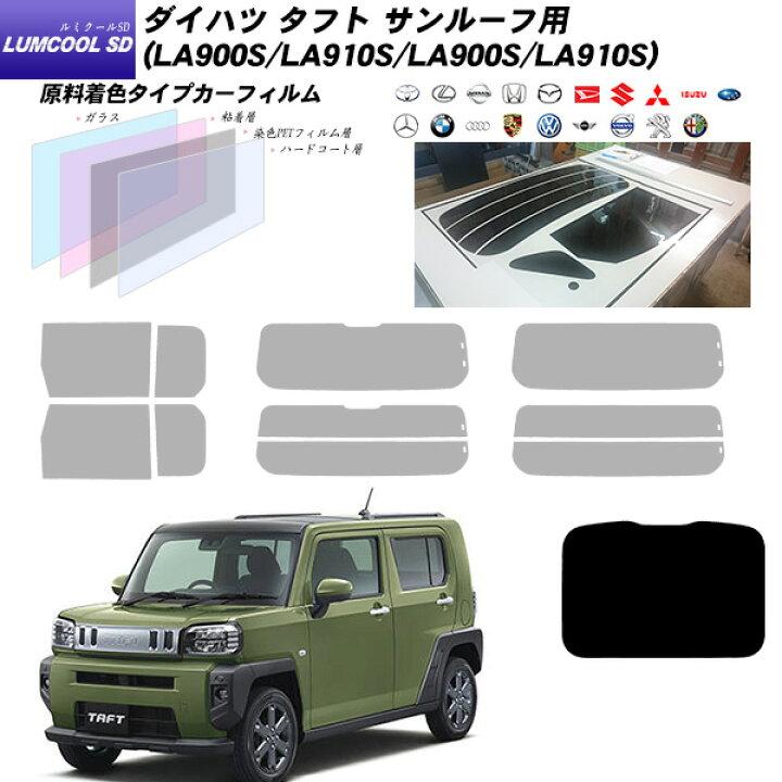 楽天市場】ダイハツ タフト (LA900S/LA910S/LA900S/LA910S) サンルーフ 