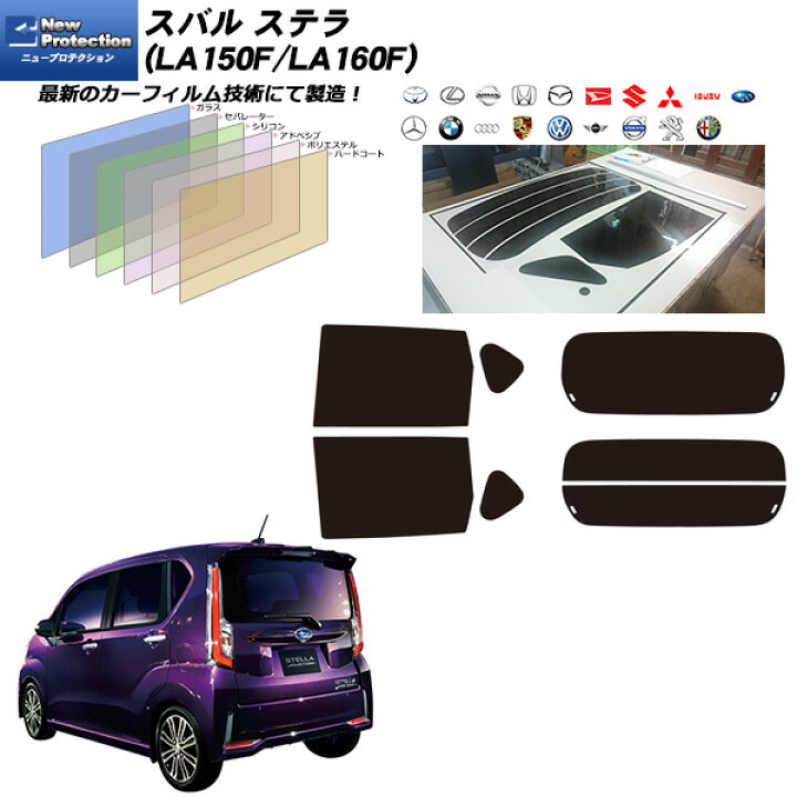 楽天市場】スバル ステラ (LA150F/LA160F) ニュープロテクション リア 