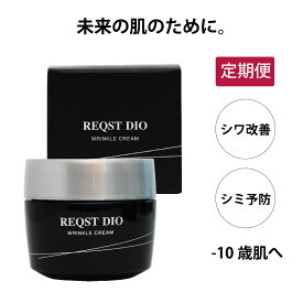 15%OFF【定期購入】シワ改善 クリーム メンズ ナイアシンアミド配合 REQST DIO 50g メンズ［医薬部外品］