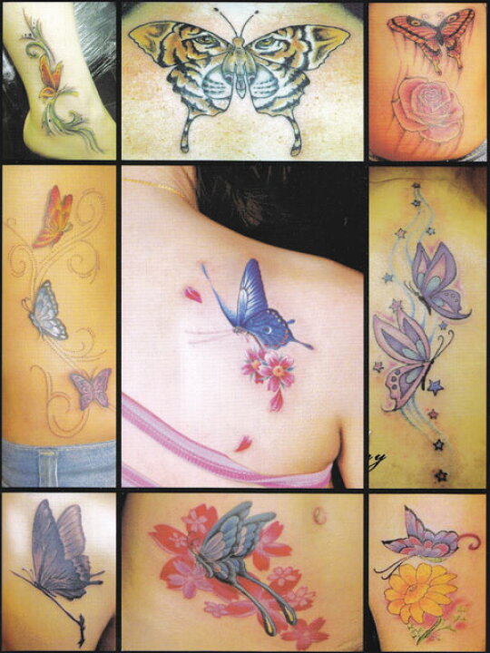 楽天市場 デザイン本 Tattoo 流行図案之11 蝶 バラ Tattoo Tattoo タトゥー 入れ墨 入墨 刺青 トライバル タトゥーマシン タトゥーキット タトゥー用品 タトゥーデザインブック タトゥーセット タトゥーニードル