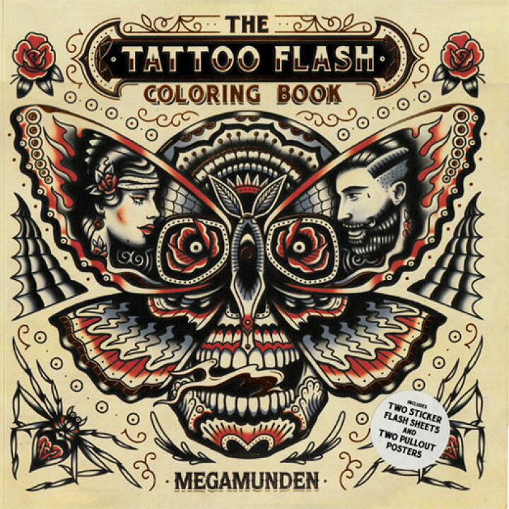 楽天市場】デザイン本 【 THE TATTOO FLASH COLORING BOOK 】 【TATTOO 
