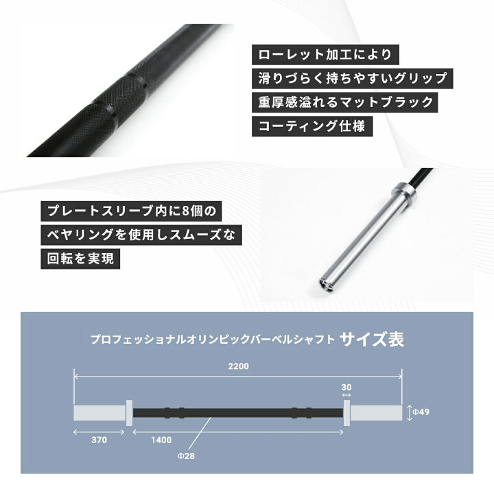 楽天市場】【マラソン期間中 全品ポイント5倍！】バーベルセット 