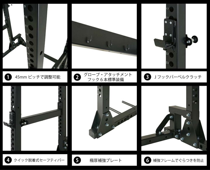 楽天市場】パワーゲージ ラットプルオプション ベンチプレス バーベル 