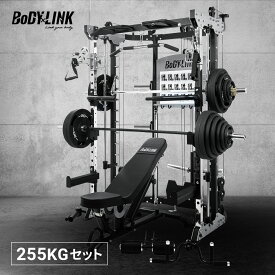 【P10倍※要エントリー 11日01:59迄】マルチ パワーラック パーソナルジム 開業 スミスマシン インクラインベンチ バーベルセット 255kg ホームジム ケーブルマシン ウエイトトレーニング 業務用 TO-PCPS BoDYLINK (ボディリンク)