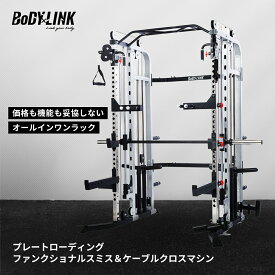 【スーパーSALE期間 全品ポイント7倍!】スミスマシン 多機能 パワーラック ハーフラック ケーブルマシン ホームジム 自宅 ジム トレーニングマシン ウエイトトレーニング ラットプルマシン バーベル TO-PFSC BoDYLINK (ボディリンク)