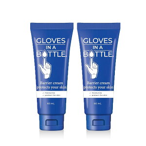 【クーポンで1000円OFF!10/27AM9:59まで】グローブinボトル バリアクリーム 60mL×2個 グローブインボトル バリアクリーム ハンドクリーム しっとり GLOVES IN A BOTTLE 手 顔 全身 足 保湿クリーム 保湿