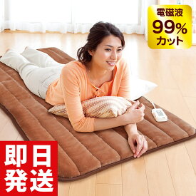 ゼンケン 一人用 電熱マット ブラウン タイマー付き ZMT-75CT 電磁波カット 暖房器具 温熱 ゼンケン 正規取扱店 一人用電熱マット 省エネ 布団 パーソナル暖房 暖房器具 暖房機 電磁波99％カット 電気マット ホッ