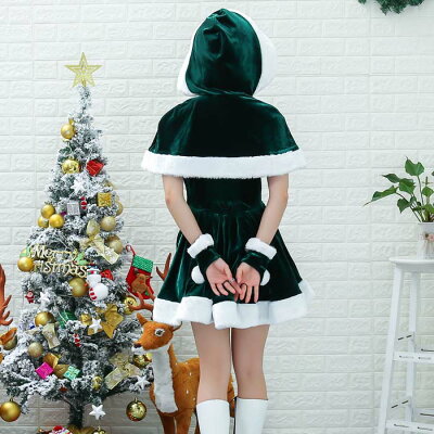2019xmasフレンチヴィーナスサンタクリスマスサンタクロースハロウィンコスプレ