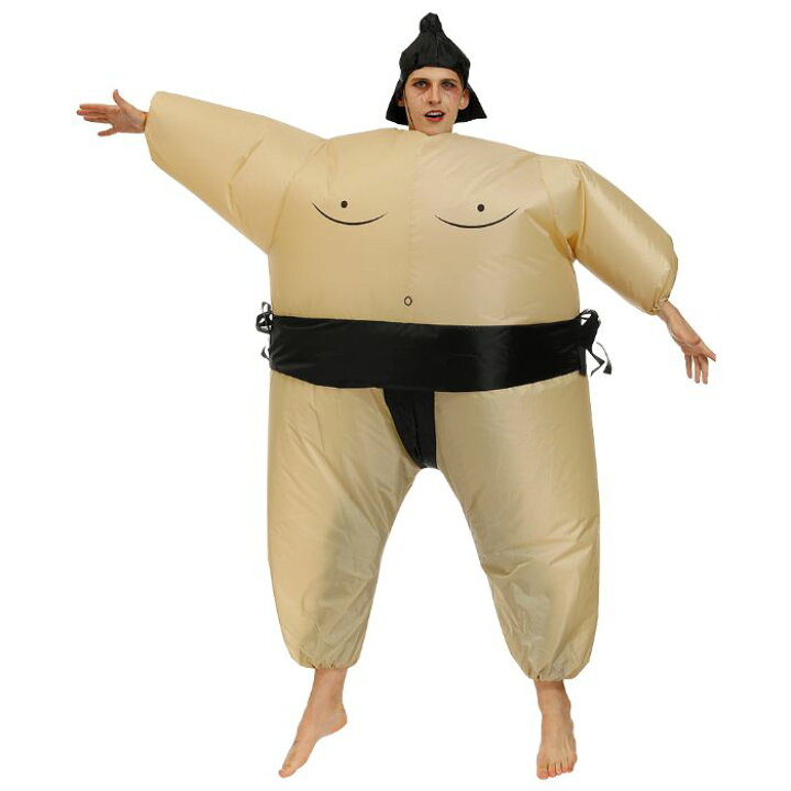 楽天市場 ハロウィン コスプレ ふくらむ力士 コスプレ ハロウィン 仮装 インフレータブルコスチューム Inflatable おもしろ 面白い 着ぐるみ 大人用 きぐるみ 空気で膨らむ エアブロー おもしろ着ぐるみ おもしろい おもしろコスチューム 余興 笑える コスプレ衣装