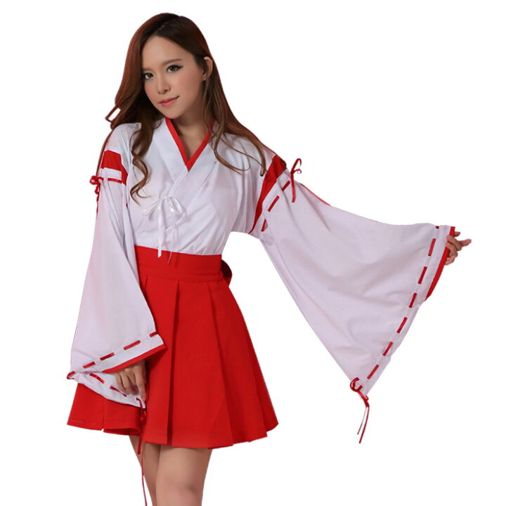 楽天市場 ハロウィン コスプレ 巫女 和装 神主 衣装 Ml 神社 女性 撮影会 仮装 衣装 コスチューム こすぷれ コス おすすめ 可愛い 男ウケ セクシー 大きいサイズ 大人 レディース ハロウィンコスプレ コスプレ衣装 あす楽 おすすめ 可愛い 大きいサイズ セット