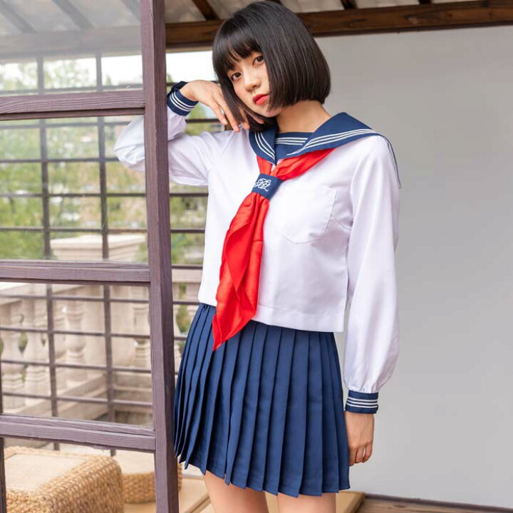 楽天市場 制服 コスプレ ハロウィン コスプレ 制服 ディズニー スカート 衣装 長袖 コスチューム一式 セーラー服 制服 レディース ミニスカ 白 女子高生 女の子 Jk ハイスクール ハロウィンコスチューム ハロウィンコスプレ ハロウィンコスプレ コスプレ衣装 あす楽