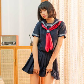 ハロウィン コスプレ 制服 日比谷女子高制服 学園祭 文化祭 余興 セクシー 衣装 ハロウィン コスプレ コスプレ衣装 可愛い セーラー服 スカーフ 女子高生 JK 学生 仮装 コスチューム おすすめ 大きいサイズ セット 半袖 rcp-008-fin