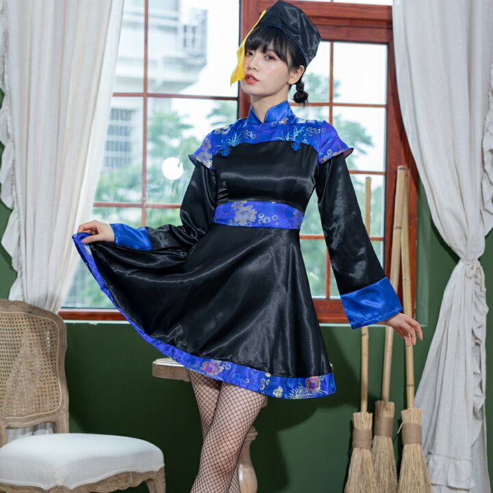 最大78 オフ キョンシー レディース コスチューム コスプレ 衣装 チャイナ 服 ホラー Materialworldblog Com