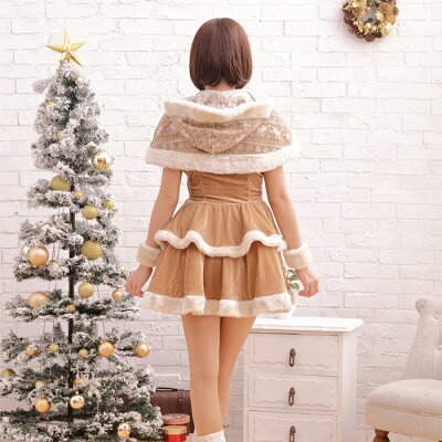 ノルディックサンタコスプレクリスマスセクシー衣装3点セットcostume916衣装