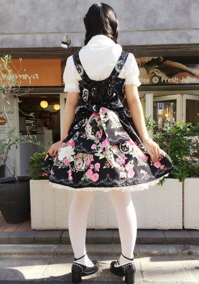 ゴスロリロリータジャンパースカートL565パンクゴシックコスプレメイドコスプレ衣装コスチューム衣装コスプレアニメ激安通販衣装