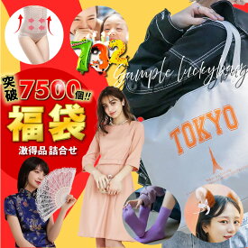 【1000円ポッキリ 送料無料】サンプル品福袋 大人気 レディース 服 雑貨 クリスマス サンタ パーティードレス サンプル セット 福袋 ランダム バッグ トートバッグ バッグ 靴下 1500円 2000円 2500円 運試し アウトレット