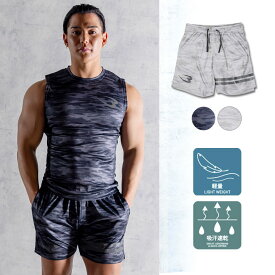 BM・DRY プリントショートパンツ BODYMAKER ボディメーカー DRY ドライ ショートパンツ プリントパンツ カモフラージュ柄 昇華プリント トレーニングパンツ メンズ レディース ユニセックス