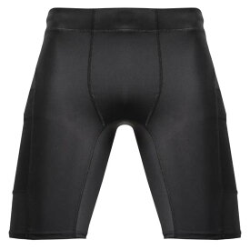 RX コンプレッション ハーフパンツ 2XL ブラック BODYMAKER ボディメーカー ボトムス トレーニング ギア サポーター ランニング ランナー コンプレッションウエア トレーニングウエア インナー 着圧 ユニセックス
