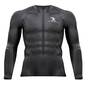 RX コンプレッション ロングスリーブ 2XL ブラック BODYMAKER ボディメーカー トップス トレーニング ギア サポーター ランニング ランナー コンプレッションウエア トレーニングウエア インナー 着圧 ユニセックス