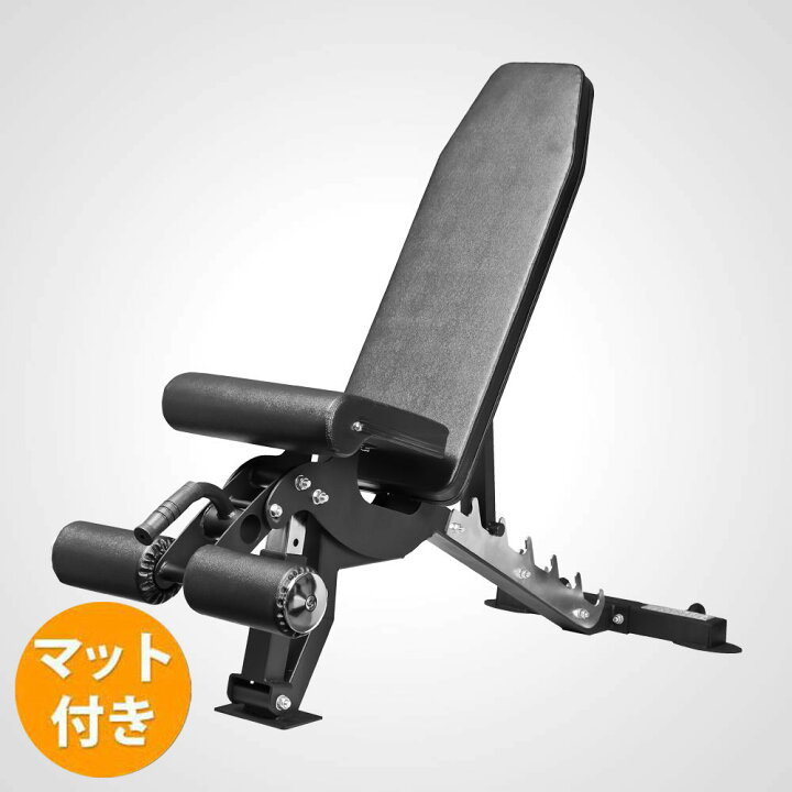 楽天市場】アジャスタブルベンチEX トレーニングマットセット 