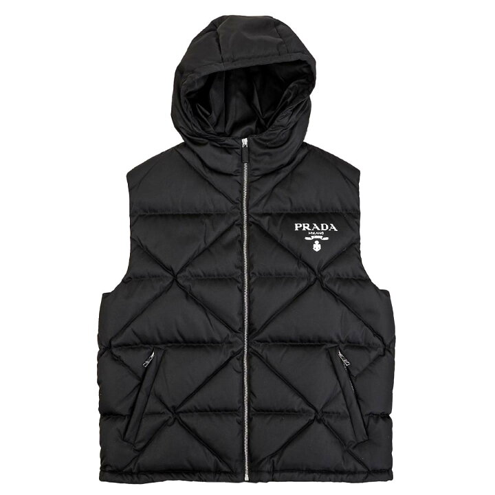 楽天市場】PRADA プラダ ダウンベスト SGB804 1WQ8 F0002 ブラック 