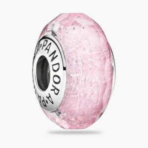 PANDORA �p���h�� �`���[�� Faceted Pink Murano Glass 791650