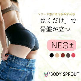 【累計販売55万枚突破】 はくだけ整体 整体ショーツ NEO＋ 苦しくない 24時間はける 産後 骨盤矯正 骨盤補整 骨盤ショーツ 骨盤ベルト ガードルショーツ サポートショーツ 骨盤矯正 骨盤底筋 腰用 サポーター ぽっこりお腹 女性 楽天限定カラー【SPプライス】